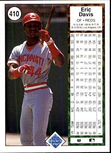 1989 Gornja paluba 410 Eric Davis Cincinnati Reds MLB bejzbol kartica NM-MT