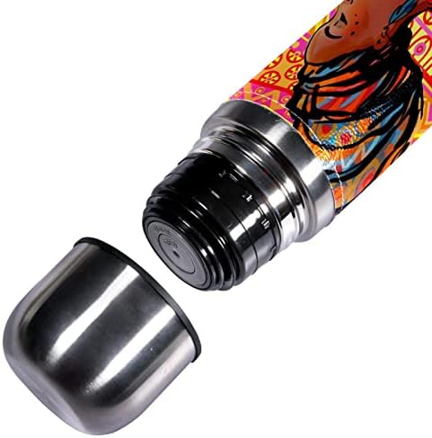SDFSDFSD 17 oz Vakuum izolirane boce od nehrđajućeg čelika Sportska kavana Putna krigla FIKSNA KUĆA Omotana BPA besplatna, afrička
