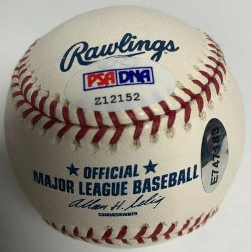 Eric Gagne potpisao MLB Baseball PSA Z12152 Dodgers W / natpis Igra preko - autogramirani bejzbol