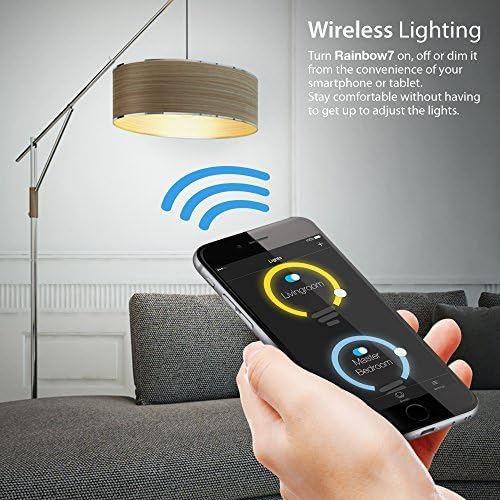 iLuv Rainbow7, Smart Bluetooth višebojna LED sijalica sa mogućnošću zatamnjivanja sa zakazivanjem i grupisanjem putem besplatne aplikacije