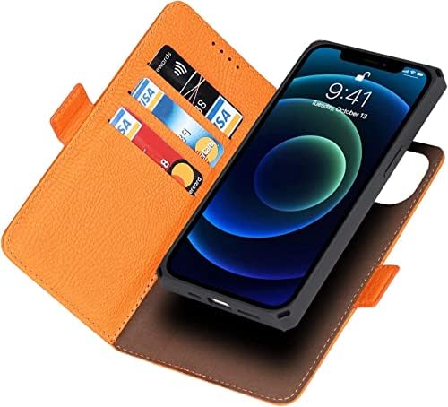 AHGDDA futrola za novčanik za iPhone 13 Pro Max / 13 Pro / 13/13 Mini, odvojiva 2 u 1 Premium PU kožna preklopna navlaka sa držačem