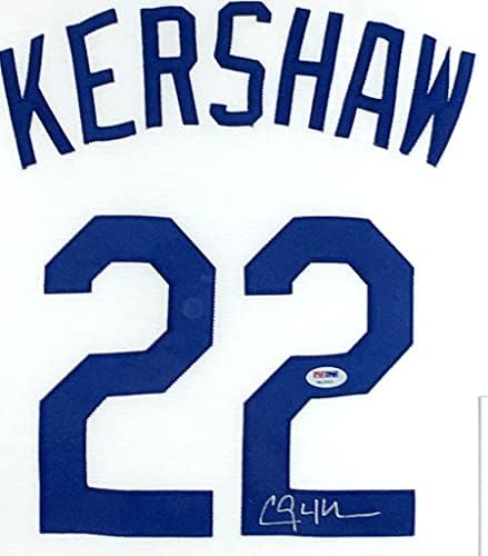Clayton Kershaw potpisao je autogramirani dres Los Angeles Dodgers Framed PSA