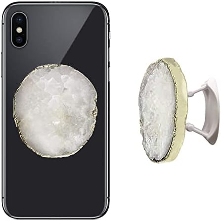 Zoet Autentični prirodni agaterski kamen | Buzy Stone Crystal Holder Grip Pribor za pametne telefone i tablete