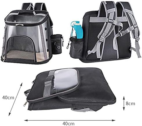 ZHYING sklopivi ruksak za nošenje mačaka,putna torba za kućne ljubimce, ventilirana, prenosiva za putovanja planinarenje kampiranje