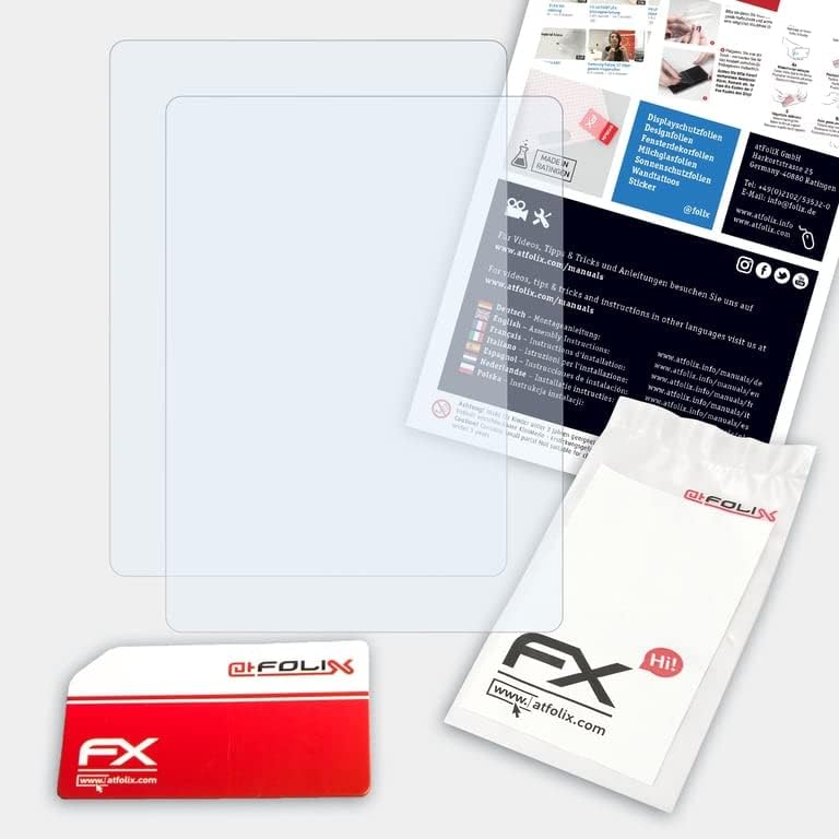 Atfolix film za zaštitu ekrana kompatibilan sa Autel MaxiSYS MS906S zaštitom ekrana, Ultra-Clear FX zaštitnom folijom