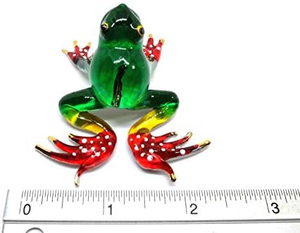 Ručno rađena mini žaba Umjetnost umjetnosti Kolekcionarske figurice Figure Ornament Minijature Cool Stuff Učitelj Poklon ideje za