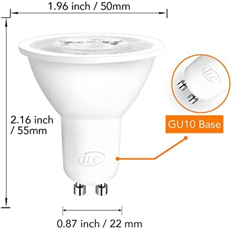 ILC GU10 LED sijalica, 40 W ekvivalentna promjena boje 12 boja 5W Zatamnjive toplo bijele 2700k RGB LED sijalice sa daljinskim upravljačem