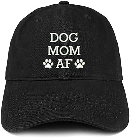 Trendy Widel Shop Dog Mama AF PAW vezeni nestrukturirani pamučni tata šešir