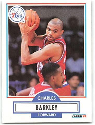 1990-91 FLEER 139 Charles Barkley NM-MT Philadelphia 76ers licencirana NBA košarkaška trgovačka kartica