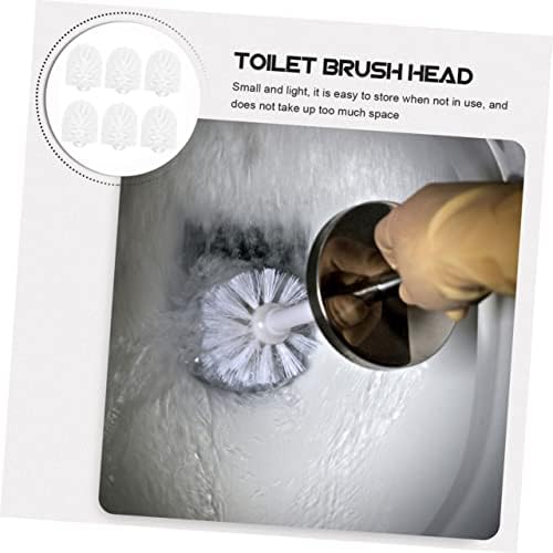 Zerodeko 6pcs WC glavica četkica za čišćenje silicijumske toaletne četkice za čišćenje četkica za čišćenje WC-a četkica za wc četkice