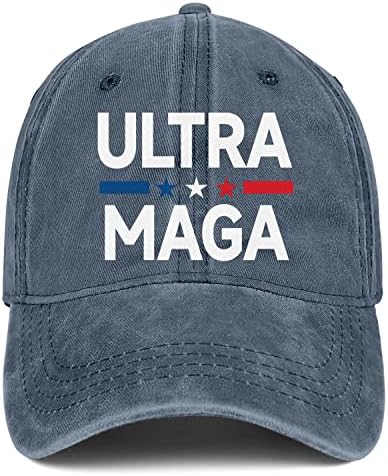 Ultra MAGA i ponosan na it šešir za muškarce žene Vintage Podesiva bejzbol kapa prozračna Tata kapa