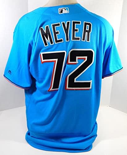 Miami Marlins Meyer 72 Igra Polovni Blue Jersey 48 DP22257 - Igra Polovni MLB dresovi