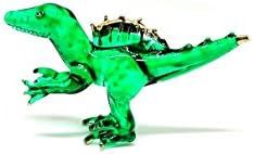 Ručno rađena mini spinosaurus puhala staklo Art Jurassic Dinosaur figurice figure Ornament Minijaturni Cool Stuff Naučite poklon ideje