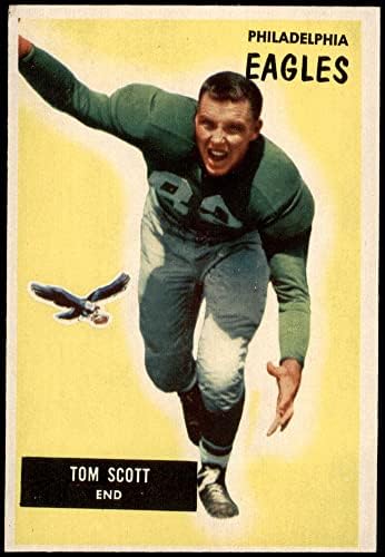 1955 Bowman # 105 Tom Scott Philadelphia Eagles Ex Orlovi Virginia