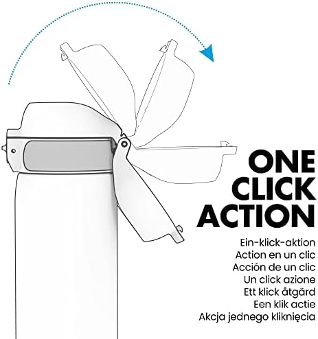 ION8 boca sa dvostrukim zidom od nehrđajućeg čelika - vakuum izolirana boca za curenje - odgovara držačima za čaše - za fitness, kampiranje