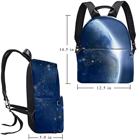 VBFOFBV putni ruksak, backpack laptop za žene muškarci, modni ruksak, svemirski univerzum Zemlje Mjesec