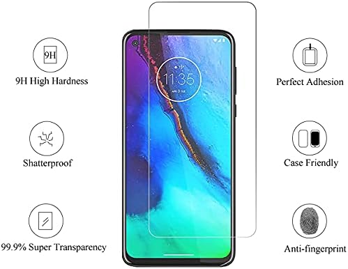 Futanwei za potrošačke ćelijske verve Connect Phone Case & [2 Pack] Zaštitnik zaslona stakla | Verve povežite futrolu sa zaštitnicima