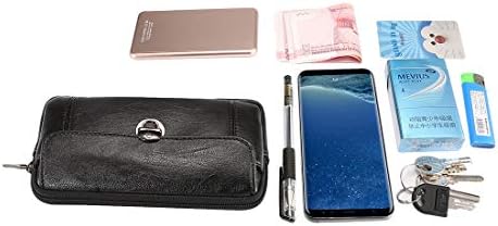 Hongliang Telefon Holster Muška torbica kožna torba za struku telefona, kompatibilna sa iPhone 11 pro max, XS max, 8 plus futrola