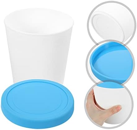 BESTonZON 2kom poklopci okrugli DIY multifunkcionalni plastični poklopac sa sladoledom silikonska L kada Kuhinjski jogurt desertna