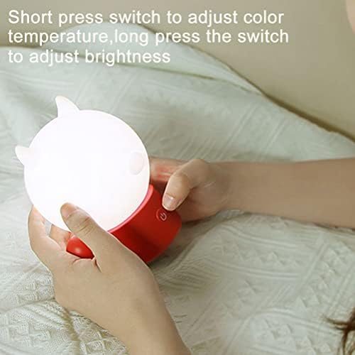 Aolyty slatko noćno svjetlo USB punjiva LED noćna lampa prijenosni noćni ormarić lampa rasadnik noćne lampe soba dekor poklon za tinejdžerke