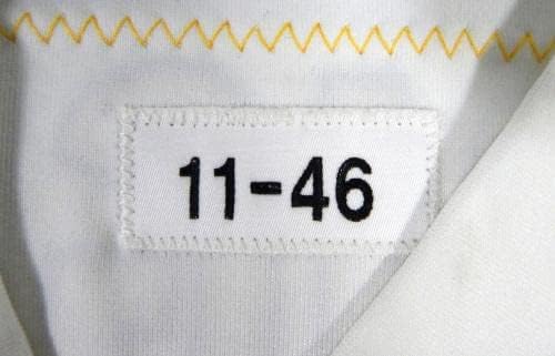 2011 Pittsburgh Steelers Eugene Bright 87 Igra izdana Bijeli dres 46 DP48936 - Neintred NFL igra rabljeni dresovi