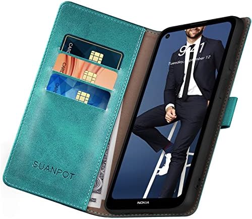 SUANPOT za Nokia X100 5G novčanik slučaj 【RFID Blokiranje】 držač kreditne kartice, Flip Folio Book PU kožna futrola za telefon Shockproof
