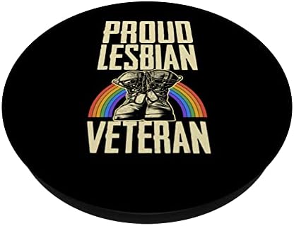 Ponosni lezbijski veteran mjesec veterana VETERANSKI VOLDER POPZOCKETS zamena popgrip