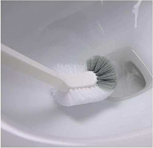 Aniic toaletna četkica za pljusak i četkica za zdjelu kombinirana, toaletna četkica i držač set za higijenu čišćenje WC školjke i