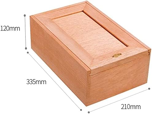 MySgyh Yangpin-kutija sa kutijom za odlaganje drveta sa šarkama sa dekorativnim kutijama s poklopcem sa poklopcima za savlačenje kutija