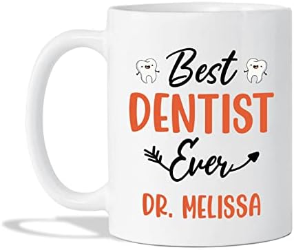 Šolja za kafu po meri za zubara, najbolja šolja za zubara na svetu, šolja za zubara sa personalizovanim imenom, keramička šolja za
