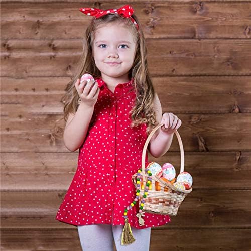 Plain Garland Božić ISTOK Drvo rustikalne tassele zeko uskrsne perle crpe cvjetni vijak sa oznakom Početna Dekor ukrasni uskrsni jaja