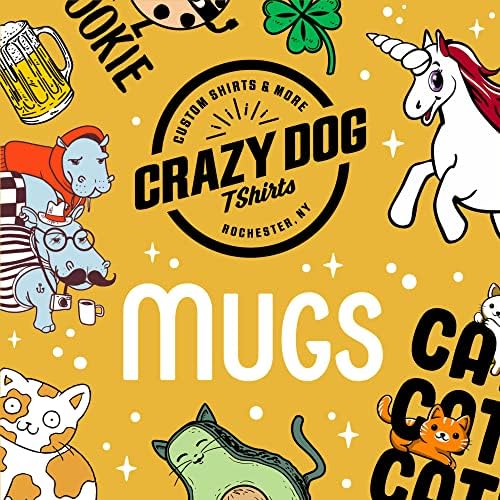Crazy Dog T-Shirts Funcle definicija Mug Funny grafički ujak Family novost kafa Kup-11oz
