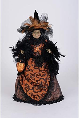 Karen Diday originals Eva Witch Figurine, 21 inča - Ručno rađeni Halloween Kućni ukrasi i kolekcionarstvo