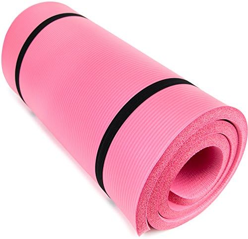Yoga Cloud 4-pack-1 Extra debele fitnes prostirke sa naramenicom - mekana neklizajuća podloga za vježbanje za Pilates, istezanje,