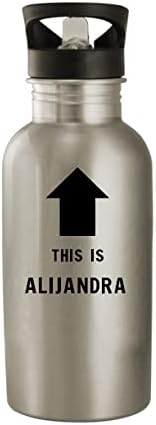 Proizvodi Molandra Ovo je Alijandra - 20oz boca od nehrđajućeg čelika, srebro