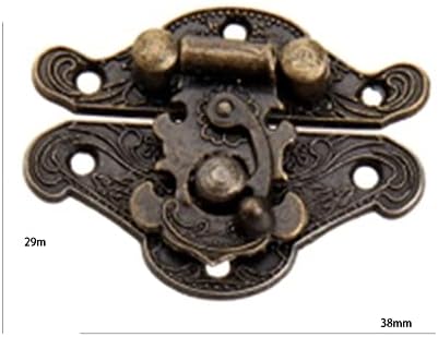 DEKIKA LACK LOCK IRON Antikni brončani latch HADP preklopni zaključavanje metalni vintage ukrasni drveni nakit za namještaj Hardver