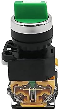 UNCASO 22mm selektorski gumb okretni prekidač zasumce Trenutak 2NO 1NO1NC 2 3 Pozicija DPST 10A 400V prekidač za uključivanje / isključivanje
