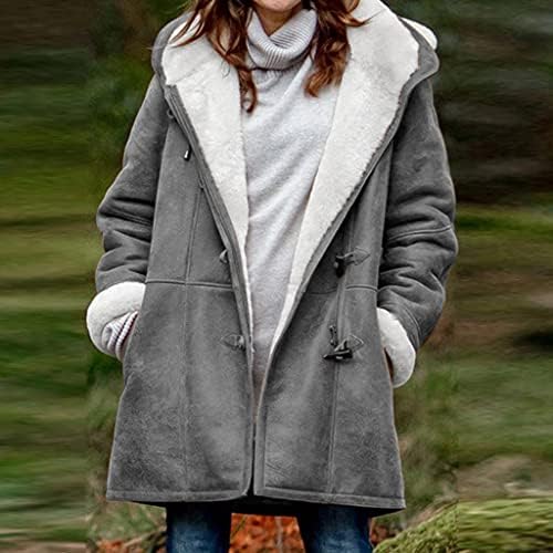 Ascobo Trench kaput za žene zimski kaputi za žene topla s kapuljačom gornje odjeće Tie-dye Ispis jakne Labavi kaput od kapuljača