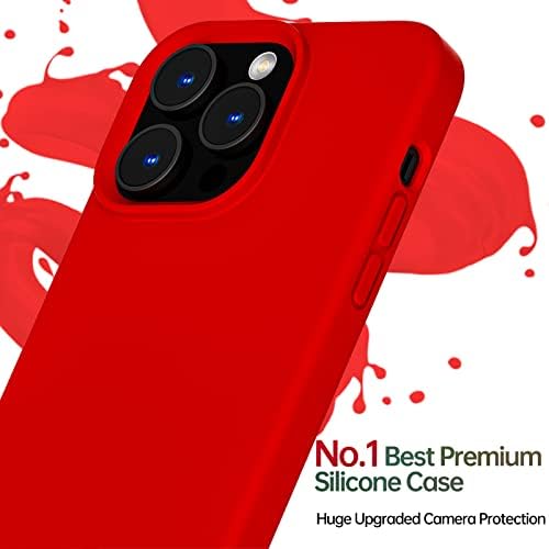 Decxotd Dizajniran za iPhone 14 Pro Max Case, Silikon Slim Shock izolirani zaštitni telefon s futrolom za iPhone 14 Pro max 6,7 inčni