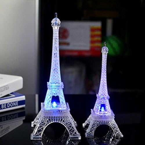 ledmomo Eiffelov toranj noćna lampa dekoracija spavaće sobe treperi LED šareno noćno svjetlo